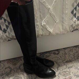 Black Over Knee-High Women's Boots